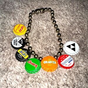 Bottle cap necklace